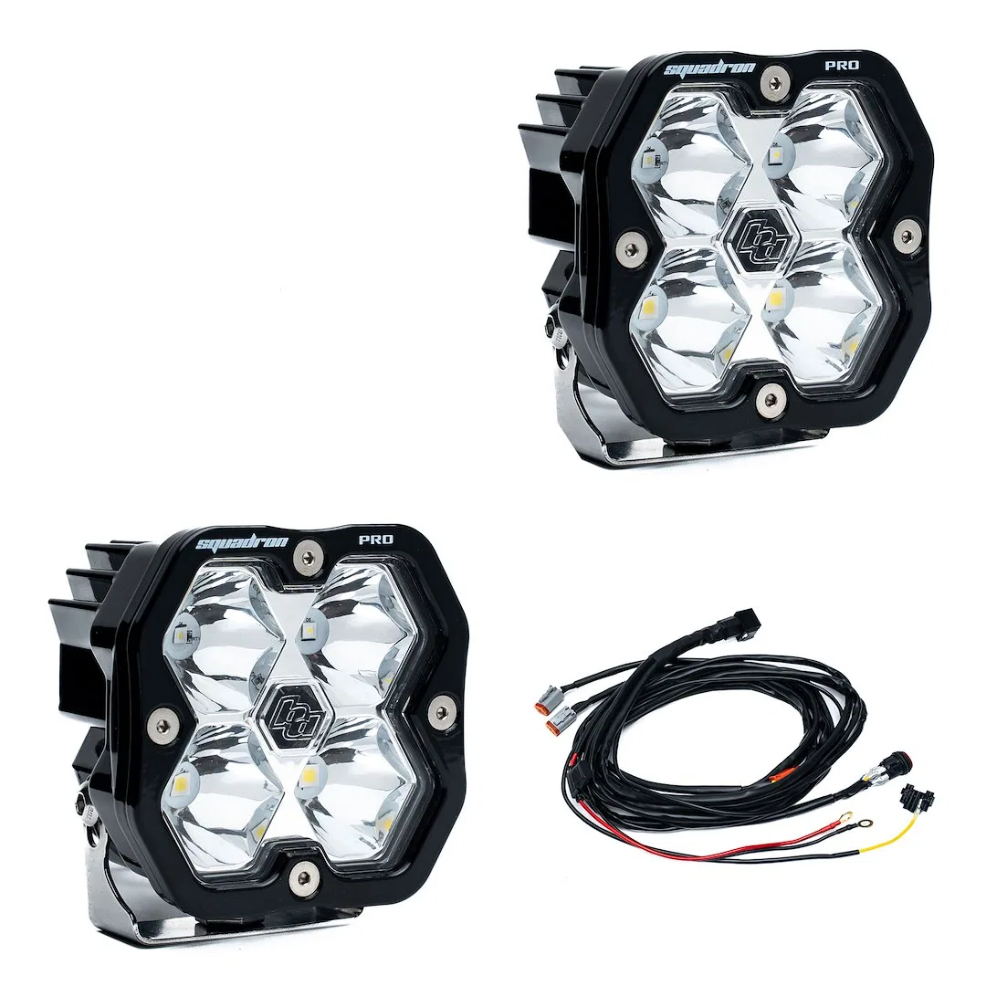49-7801-2 – BAJA DESIGN Driving/ Fog Light, LED Bulb Square 65 Watt Bulbs Amp Draw 4.7 AMP At 13.8 Volt 12 To 32 Volt...